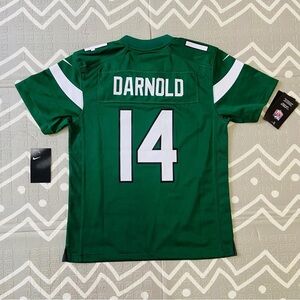 Nike New York jets game football jersey kids medium 12